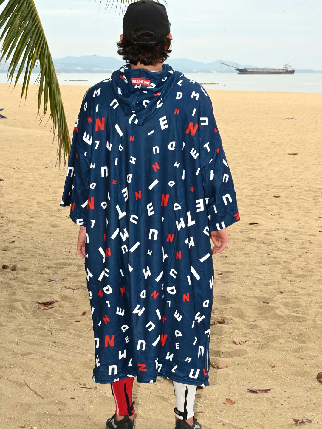 microfibered pull over towel hoodie navy microfibered pull over towel hoodie navy