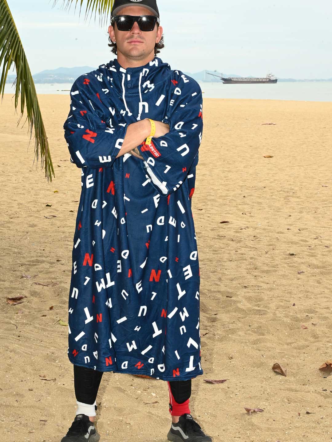 microfibered pull over towel hoodie navy microfibered pull over towel hoodie navy