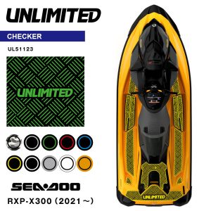 traction mat for rxp x 300 ('21~) (checker) (made to order is available)