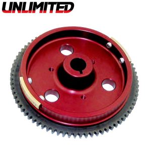 lightweight duralumin flywheel for kawasaki 750/800