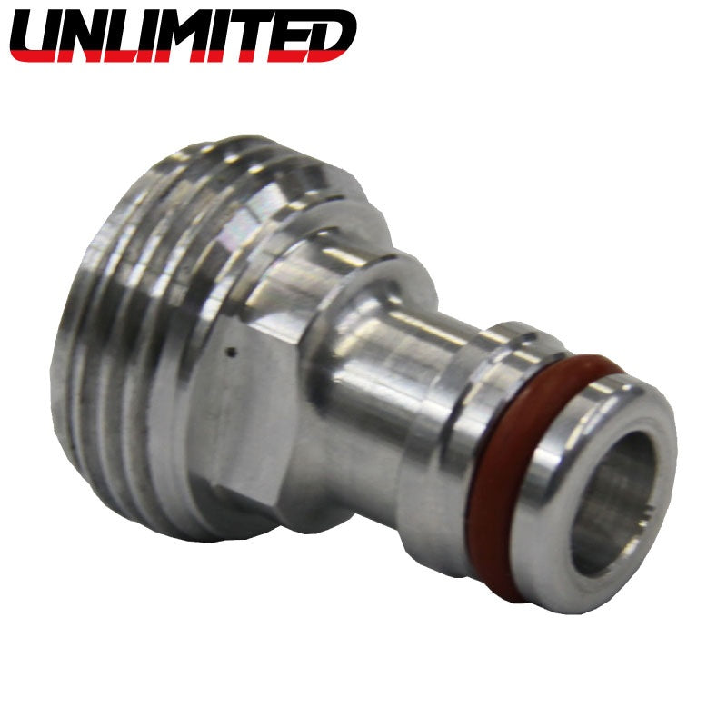 billet flush adapter billet flush adapter