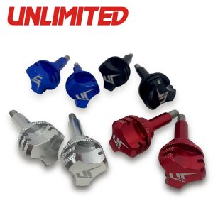yamaha 1.8l billet engine cover knob set