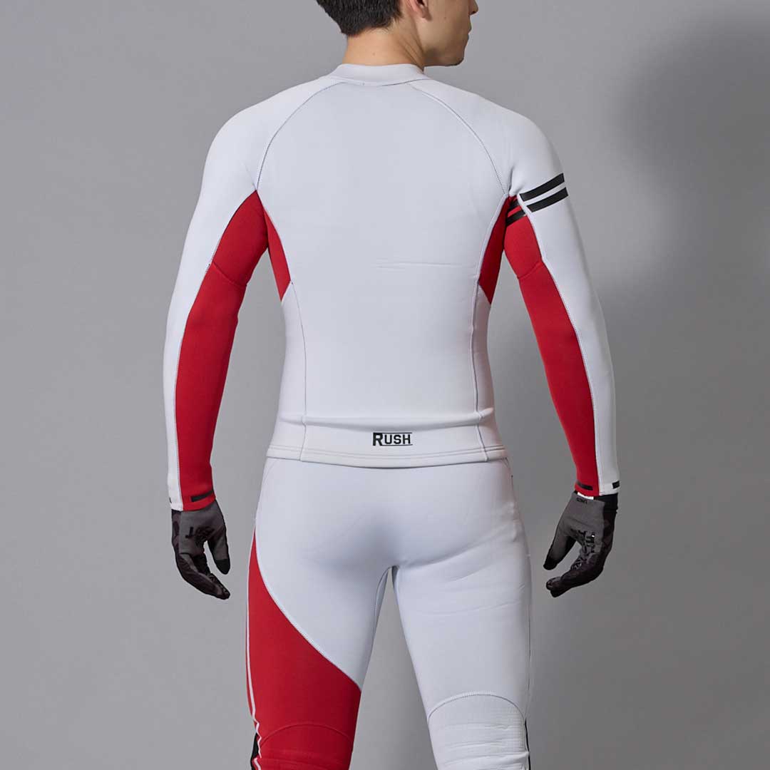 rush wet jacket white rush wet jacket white